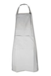 Fartuch, 65% poliester, 35% bawełna, 210 gr/m², wymiary 75 x 95 cm biały