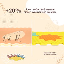 Hakuna Matte XXL Schaumstoff-Spielmatte „Jungle Sunset“ 1,8 x 1,2 m