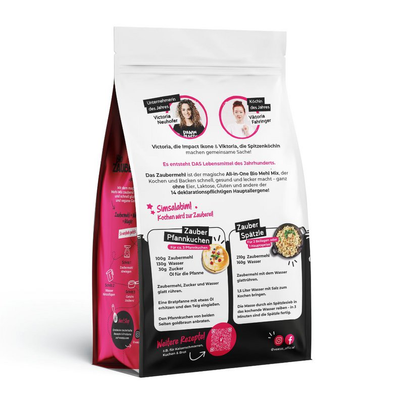 VEATZZ magic flour organic 750g (1 pack = 18x 750g in a box)