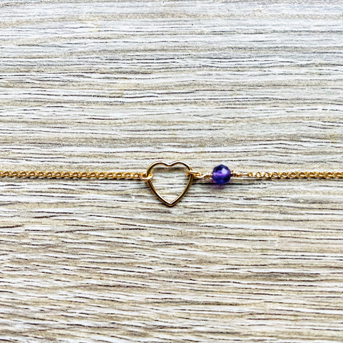Brazalete de piedra natal de mi corazón