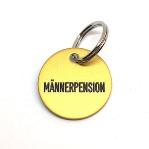 Schlüsselanhänger "Männerpension"