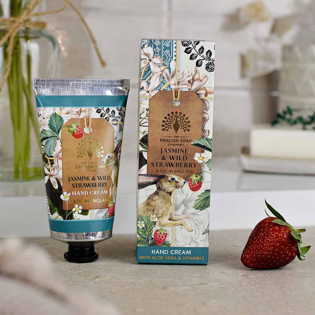 ENGLISH SOAP C° Hand Cream 75ml - Jasmine & Wild Strawberry