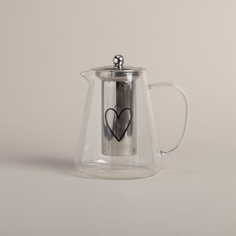 Theepot hart (VE = 4 stuks)
