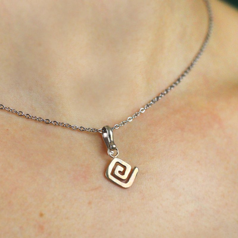 Pendant necklace Etenia, 950 silver