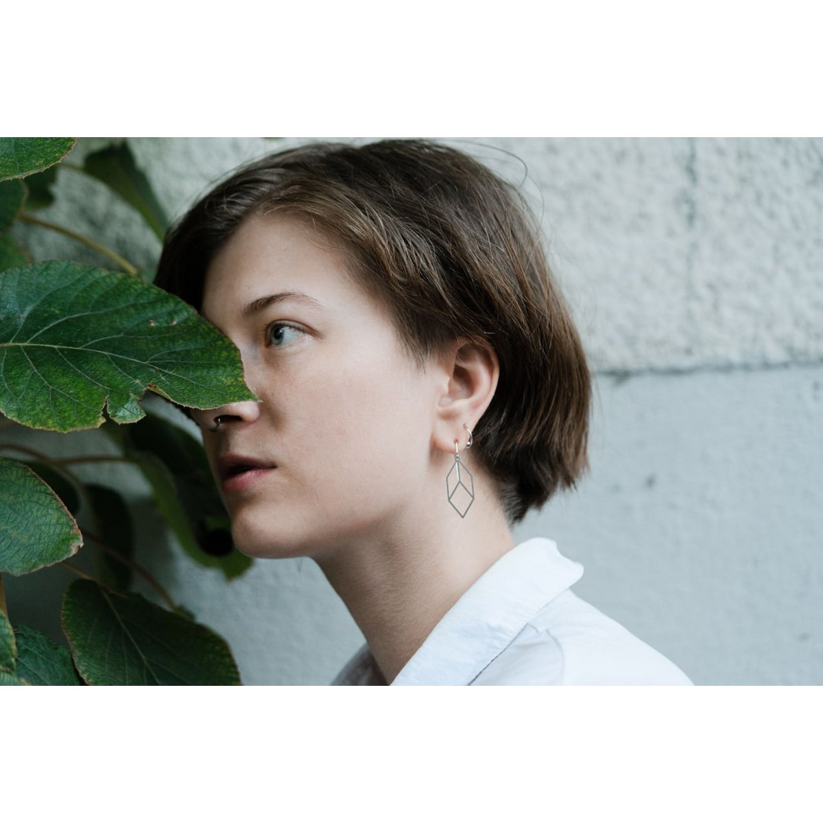 Earrings "Cubica" | stainless steel