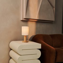 Boris lysebrun lampe