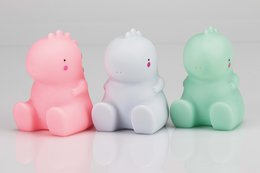 LED LAMP WITH BATTERY - MOD. DINOSAURIO - PINK