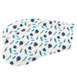 Nursing pillow cover | Jersey | peacock feather | in stock