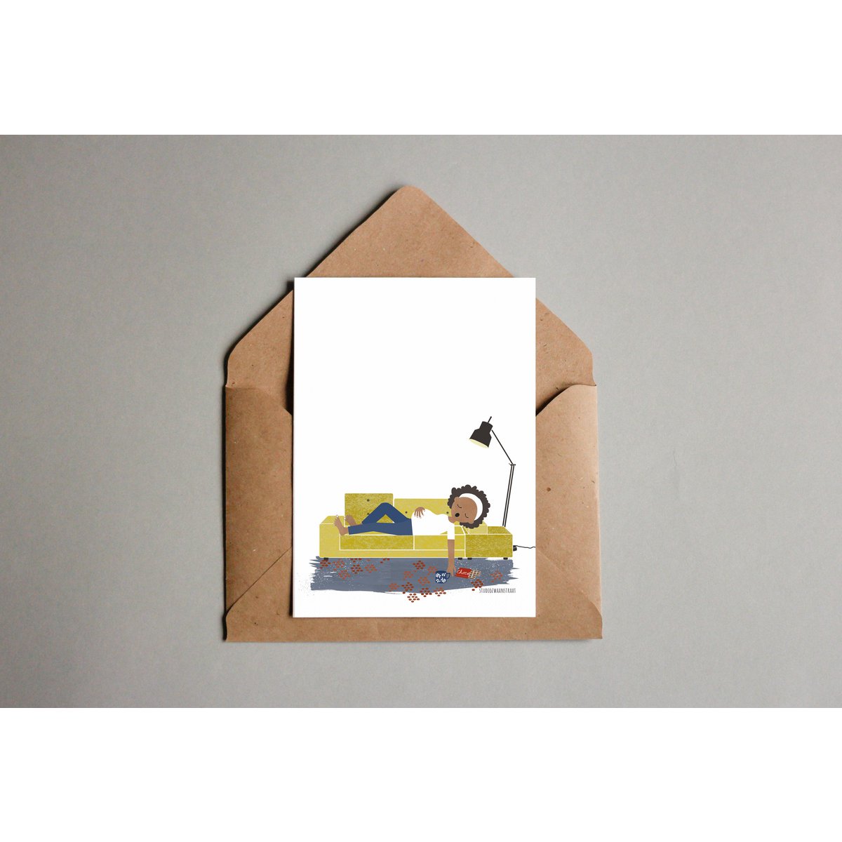 Postkarte - Serie 'Bäuche' - Polder Sofa