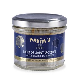 Specialty seafood spread made with king scallops and chopped black truffles. Savory and rich flavor.
