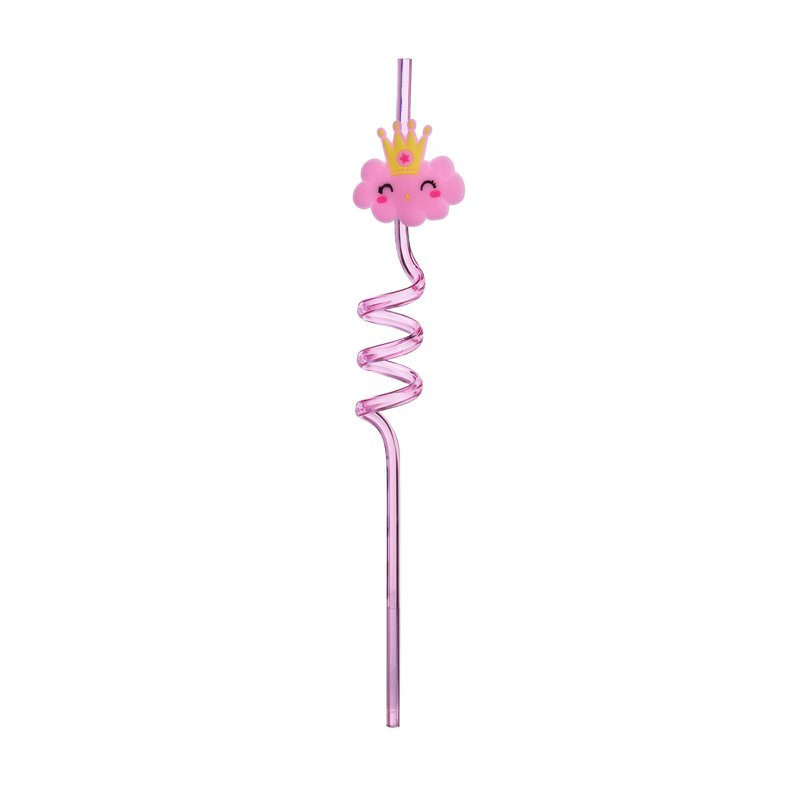 Unicorn, Set of 4 Straws, Reusable, Glass Straws for Cocktails, Smoothies, Tea, Ecological, Resistant