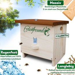ERDENFREUND® humlebihus med voksmølklap