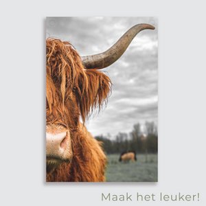 Gartenplakat Highlander