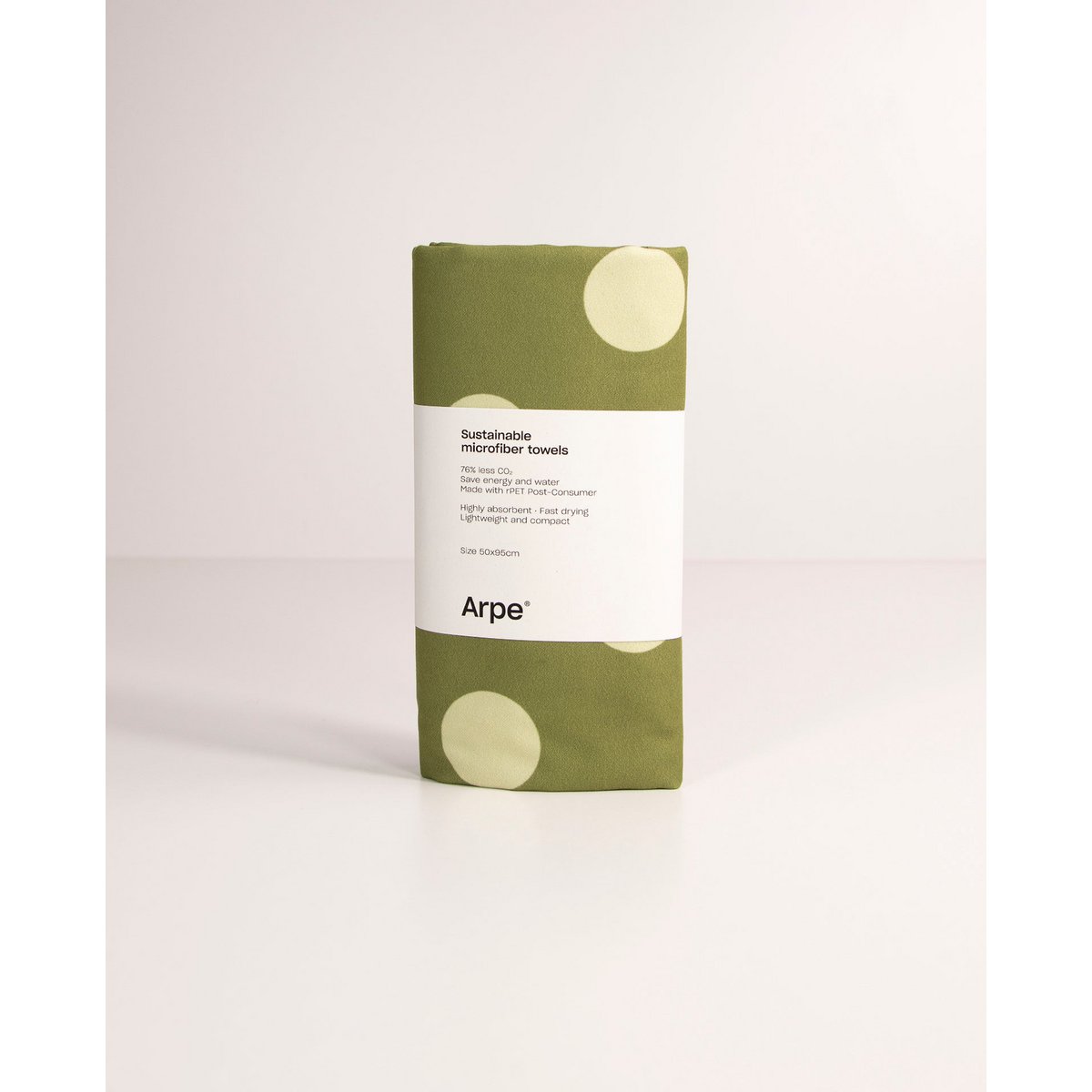 Towel Dots Olive Green