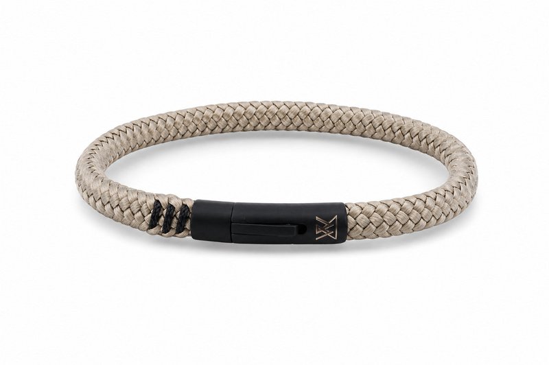 Seilarmband 6mm - Ruyter-Kollektion | Ausgabe schwarz