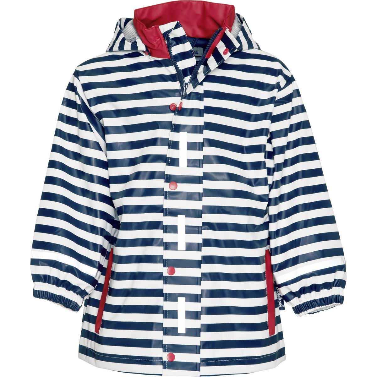 Regenjas Maritime - marine / wit