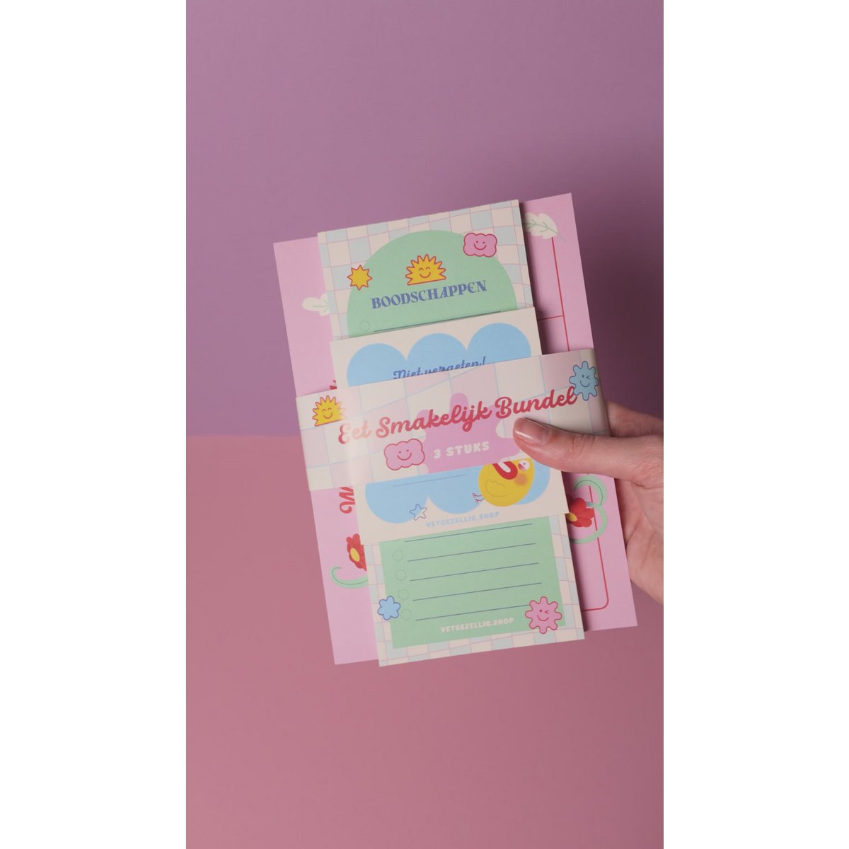 De ‘Eet Smakelijk Bundel’ : 3 notitieblokken