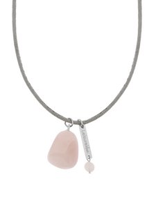 EDELSTEIN-Halskette – ROSENQUARZ