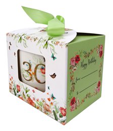 DUO Occasional Mug 400ml, Birthday “30”, in a giftbox with a ribbon