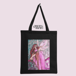 Celtic Fairy 3 Organic Tote Bag- Irish Mythology