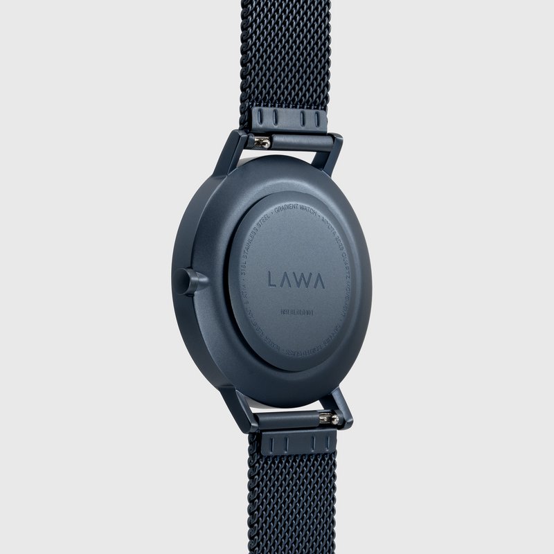 Orologio gradiente blu navy