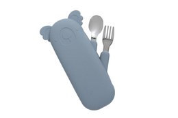 Cutlery Set and Case Zoe the Koala Grey