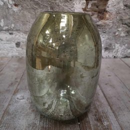 Lara Vase stones luster small 18x25 (CHO91463)