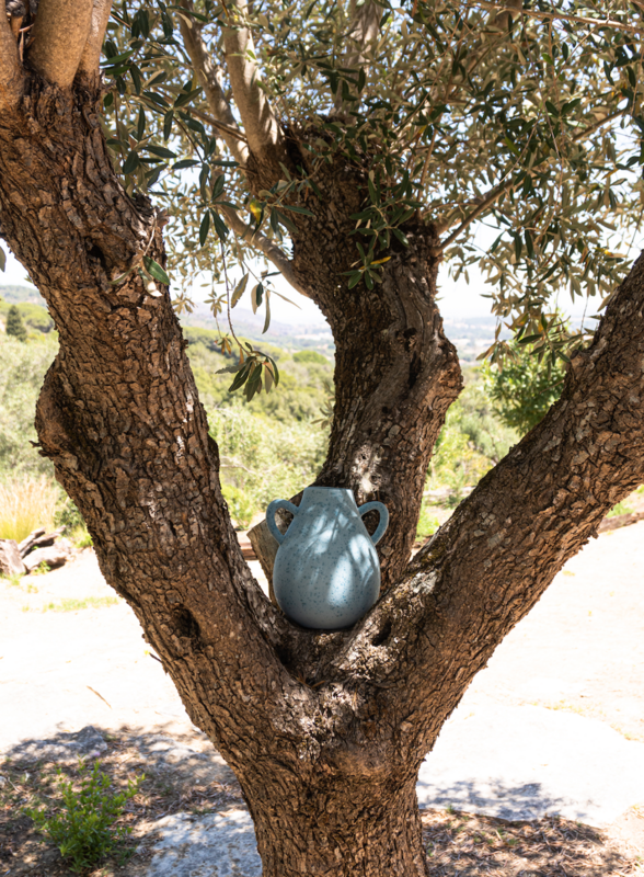 Primavera vase blue