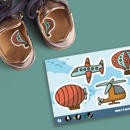 Veicoli aerei - Decalcomanie per scarpe
