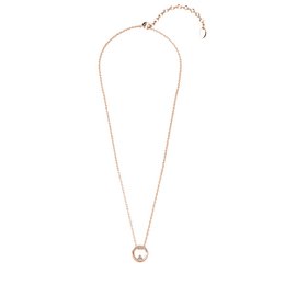 Clarine-Anhänger – Roségold und Kristall