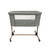 BASSINET IN ALLUMINIUM WITH BEDDING - MOD. STUCK TO ME - GRAY