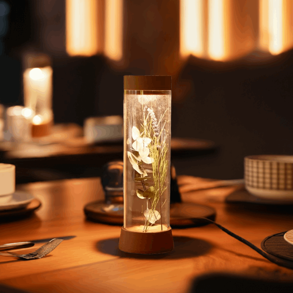 EOS rechargeable table lamp, sustainable LED lighting