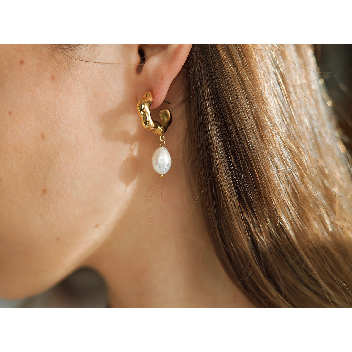 Barretta - Bridal Pearl Earrings