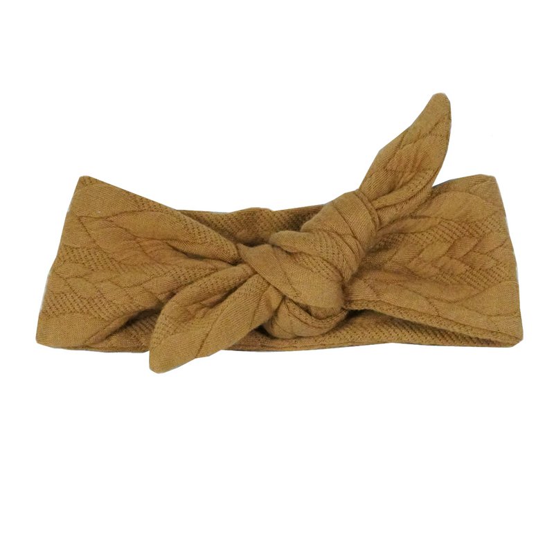 Babyhårbånd KNOTTET Kabel bronze OK 3038