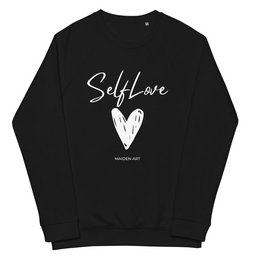Økologisk sweatshirt SELF LOVE Unisex økologisk raglan sweatshirt