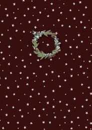 Set of 8 Christmas cards incl. envelope - Mistletoe