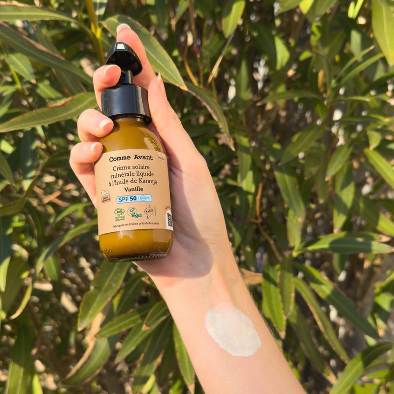 Mineraal vloeibaar zonnescherm SPF50 - Versie 2