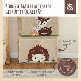 Storage box hedgehog with lid