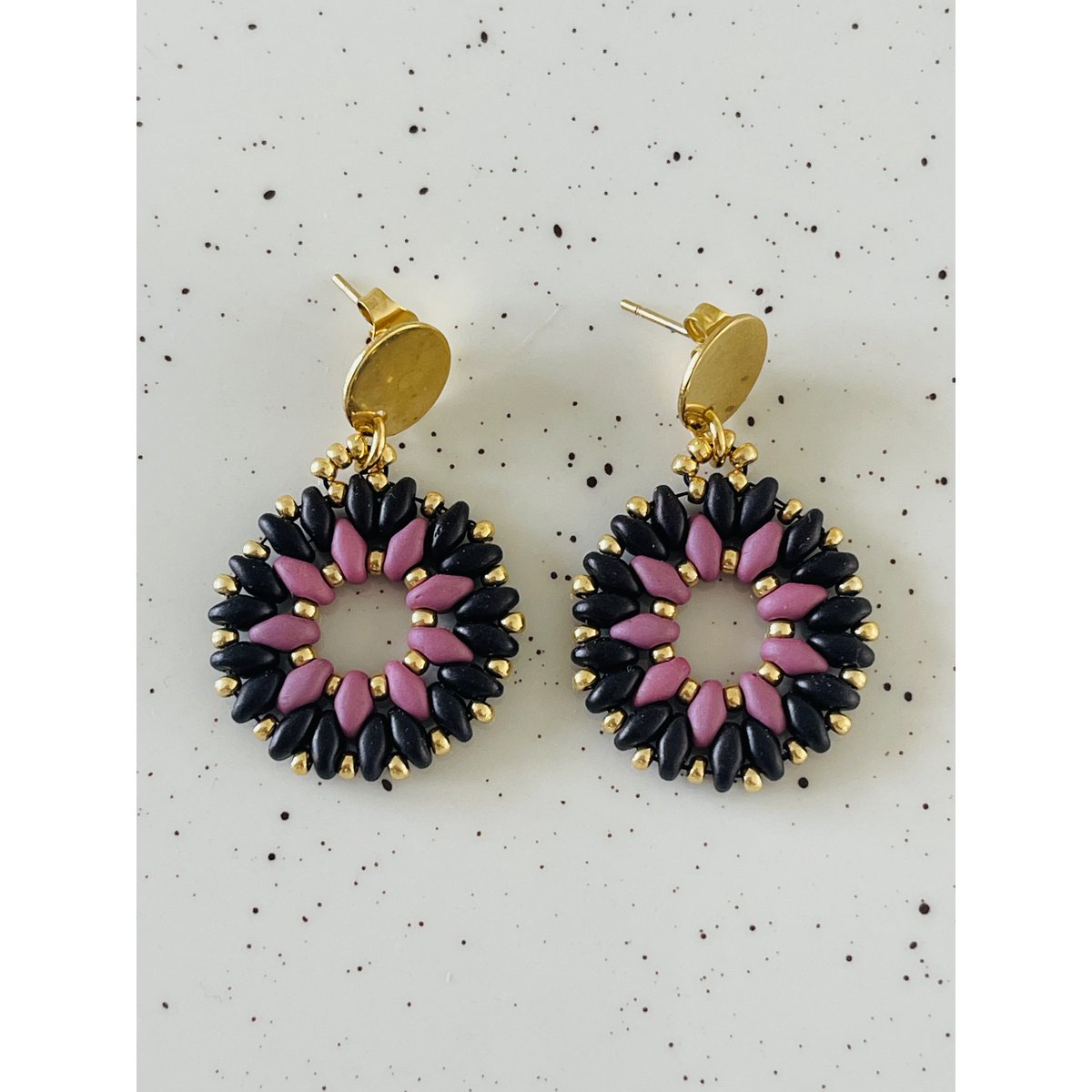 Oorbellen Duo Rond 