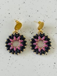 Oorbellen Duo Rond 