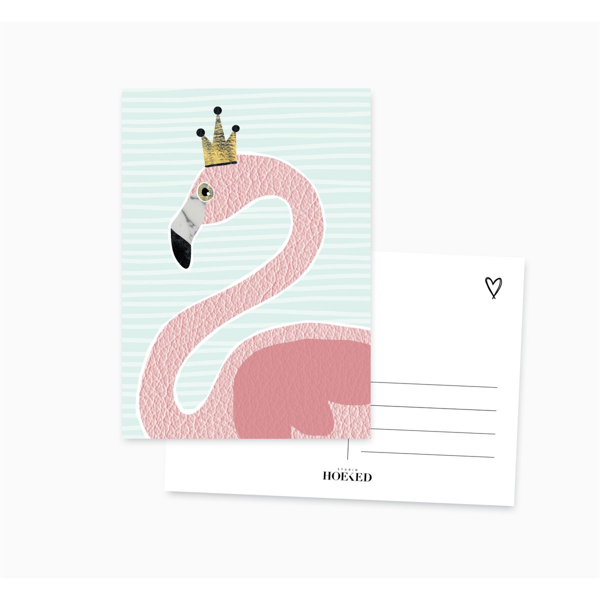 A6 Ansichtkaart || Flamingo