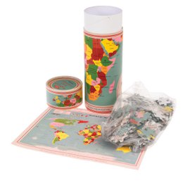 Puzzle in einer Tube (300 Teile) - Weltkarte