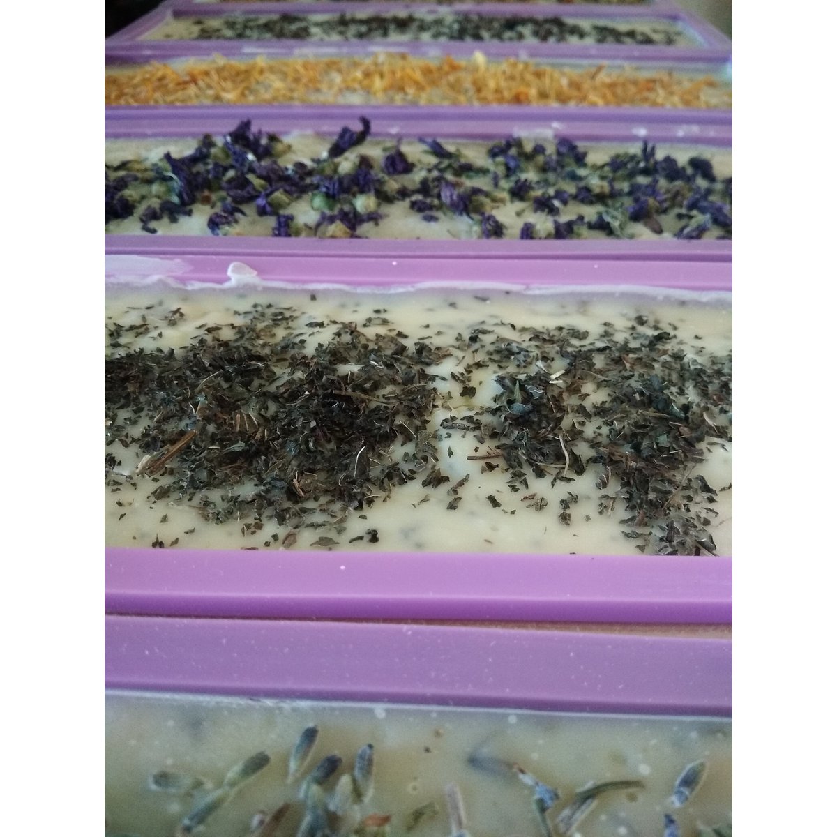 Organic Certified Solid Soap - Ylang Ylang with Blue Corn Flowers 90g