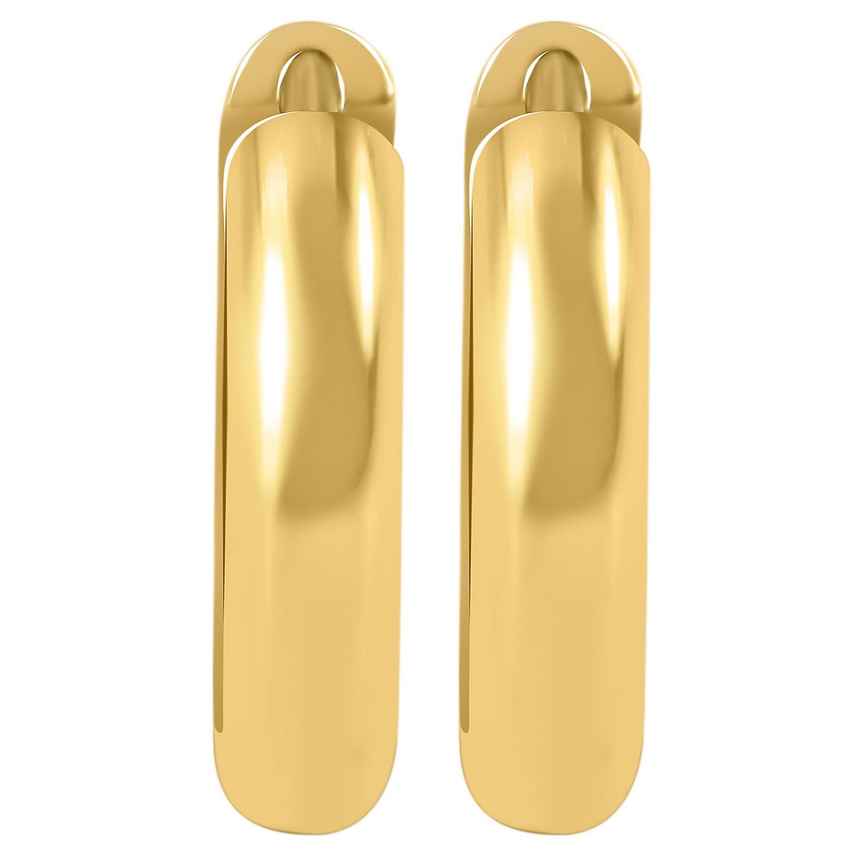 333/- Guld folde øreringe "Annele", gult guld, 8 karat