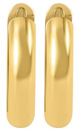 333/- Guld folde øreringe "Annele", gult guld, 8 karat