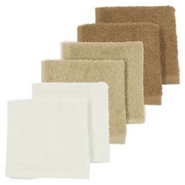 Toallería en la boca Terry Terry Off White/Sand/Toffee 30x30cm - 6 -Calón