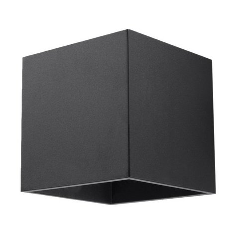QUAD 1 black wall lamp