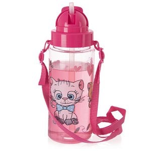 Kids Water Bottle Tritan KITTEN 490 ml