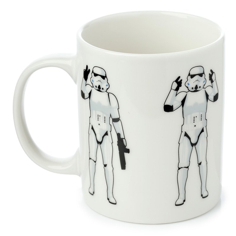 La tasse originale en porcelaine blanche Stormtrooper