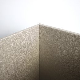 Waschin cesto di raggi angolari beige cestino in pelle sintetica